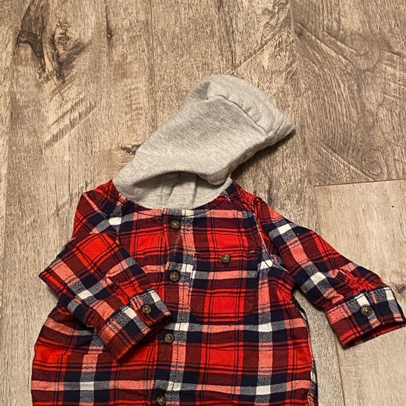 0-3 month baby boy flannel - Picture 3 of 4